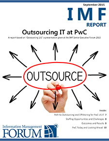 Outsourcing IT at PwC Report Cover
